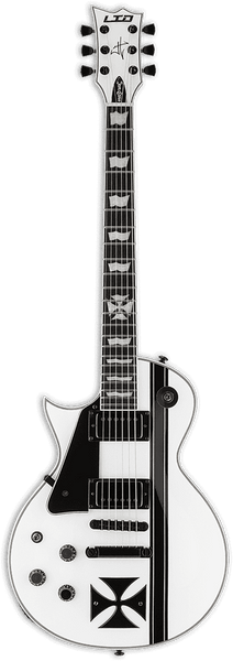 Signature James Hetfield Ironcross Snow White Lh Snow White