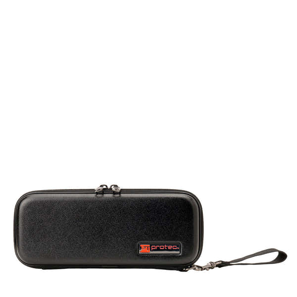 Protec Schwarzes Micro Zip Etui - Piccolo