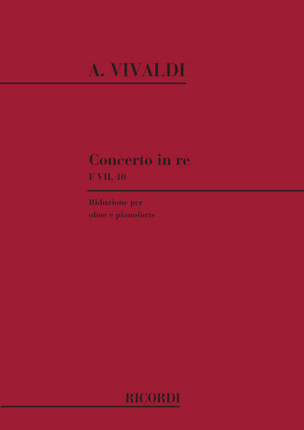VIVALDI A. - Konzert in D RV 453 - F.VII/10 - Oboe und Streicher
