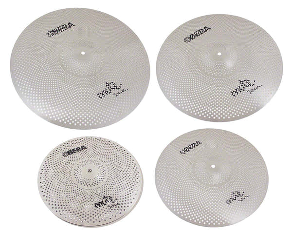 Obera Cymbals MUTE 4X SILENT CYMBALS SET - 14" 16" 18" 20"