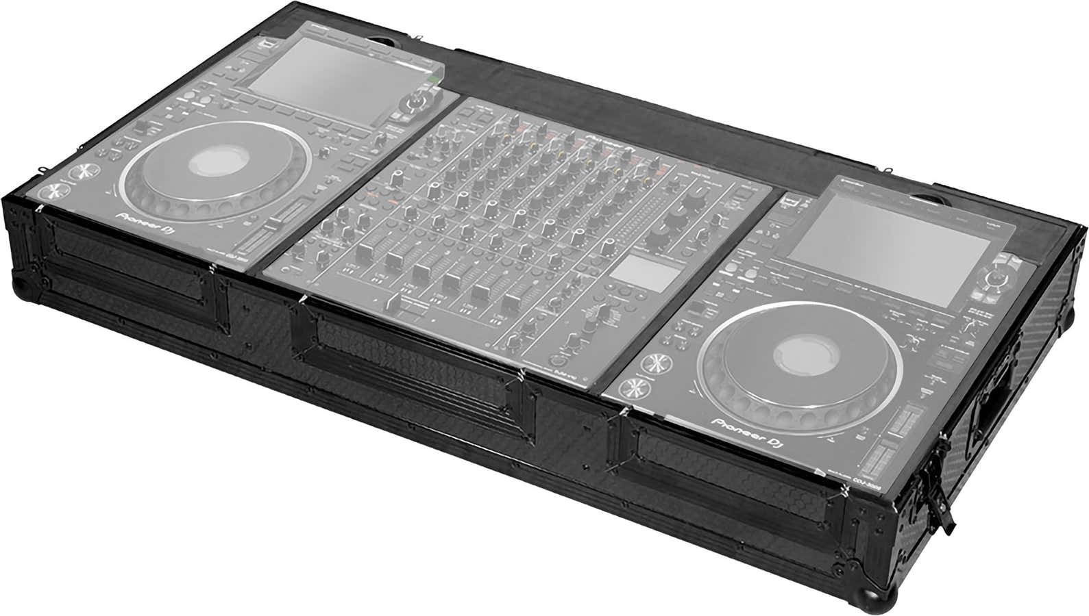 Flight DJ-Pult CDJ-3000/DJM-V10/DJM-A9 Schwarz