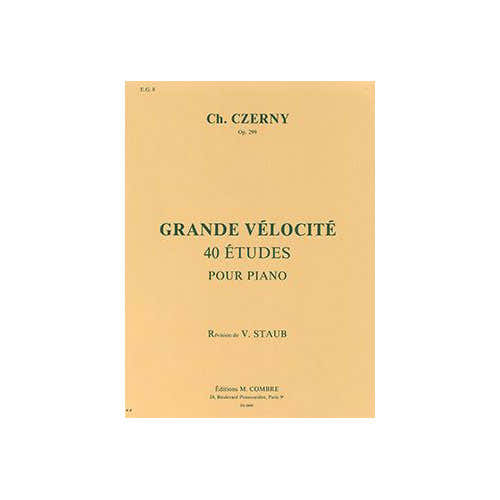 Czerny - Grande Vélocité Op.299 - Klavier