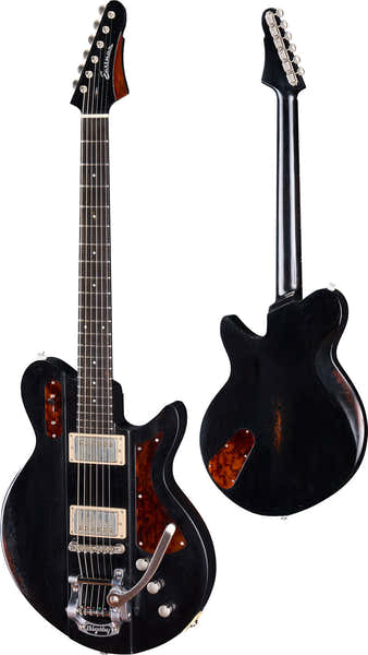 Juliet/V-b Antikschwarzer Lack