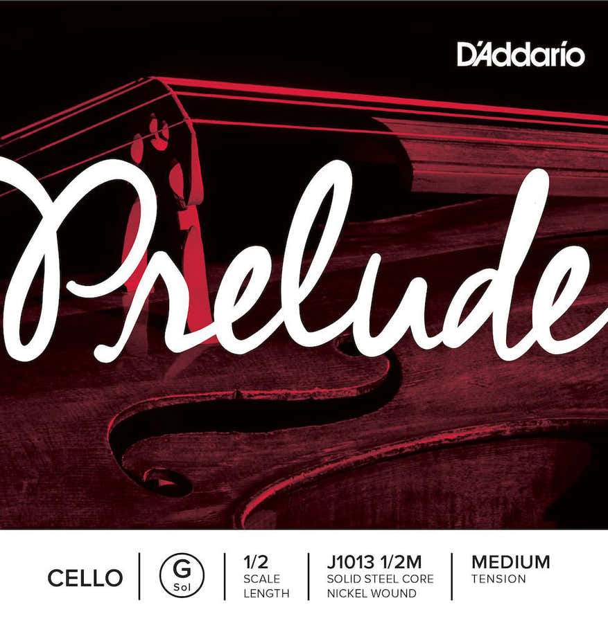 1/2 PRELUDE CELLO SINGLE G STRING SCALE MEDIUM TENSION