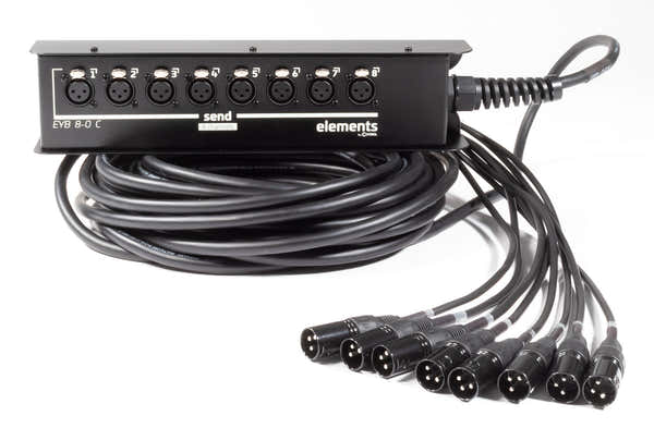 Bühnenbox 8 Eingänge XLR 15 M