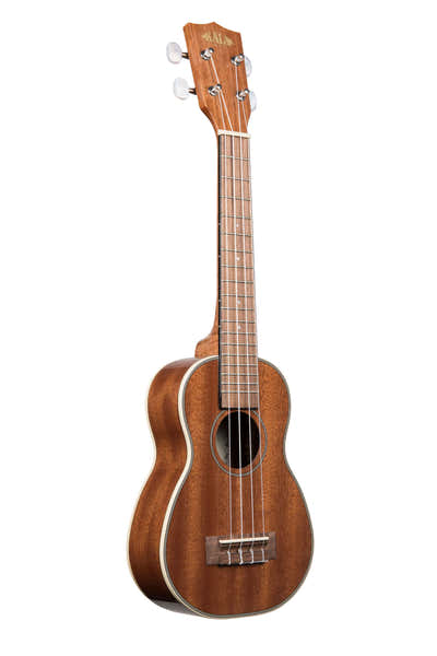 Kala Hochglanz-Mahagoni-Langhals-Sopran