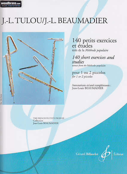 Tulou Jean-Louis - 14 Petits Exercices Et Études Tires De La Méthode Populaire - Flute Piccolo