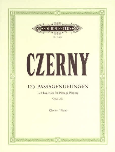 CZERNY CARL - 125 EXERCISES FOR PASSAGE PLAYING - PIANO