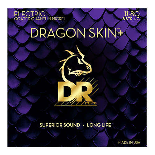 11-80 Dragon Skin+ beschichtet 8-Saiter Heavy