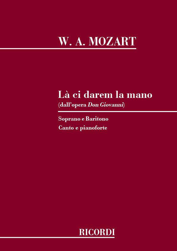 Mozart W.a. - La Ci Darem La Mano - Gesang und Klavier