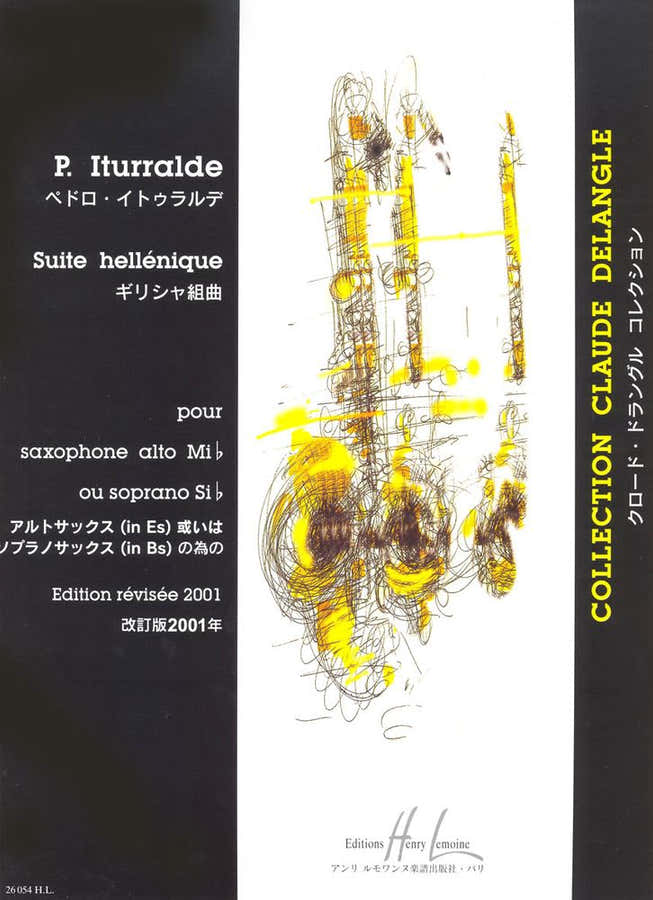 Iturralde Pedro - Suite Hellenique - Saxophon und Klavier