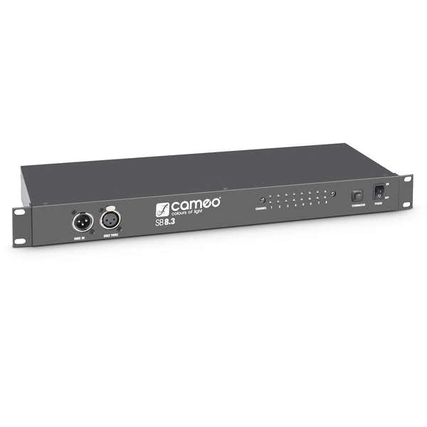 Cameo SB8.3 - SPLITTER - 8-KANAL-DMX-BOOSTER (3-PUNKT-XLR)