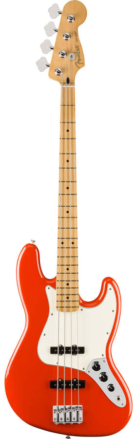 Jazz Bass Player II MN Korallenrot
