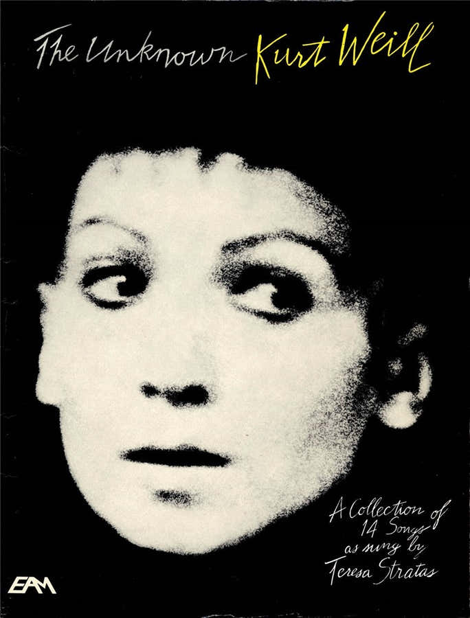 Weill Kurt - Der unbekannte Kurt Weill - Stimme und Klavier