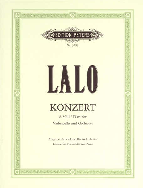 Lalo Edouard - Konzert in d-Moll - Violoncello und Klavier