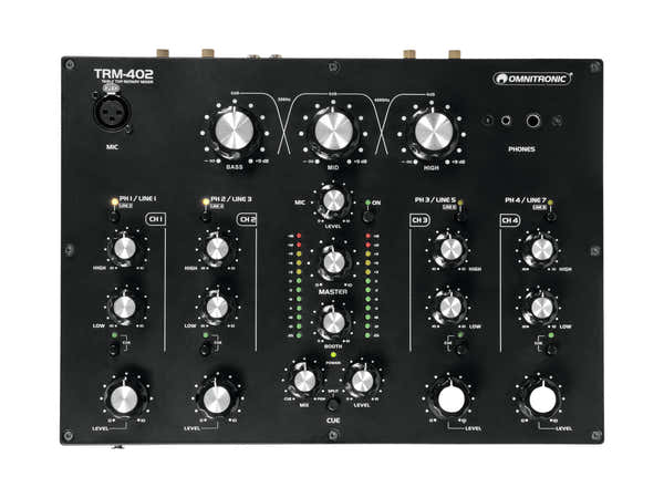 OMNITRONIC DJ TRM-402MK33 - 4-KANAL-DREHMISCHER