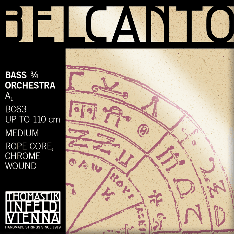 STRINGS CONTRABASSES BELCANTO ROPE CORE A X BC63
