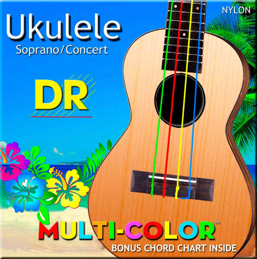 Umcsc Ukulele Mehrfarbig Sopran/Konzert