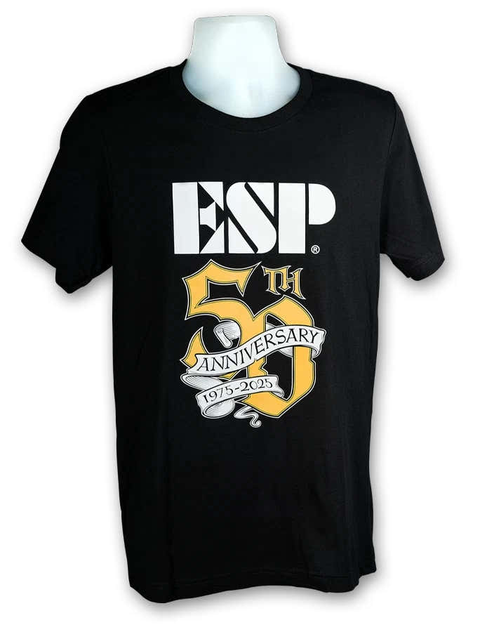 3XL T-Shirt ESP 50 Anni Schwarz