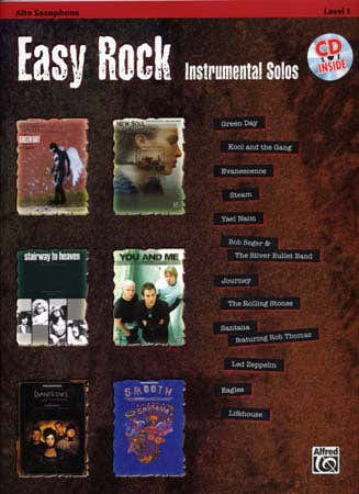 EASY ROCK INSTRUMENTAL SOLOS + CD - ALTO SAX