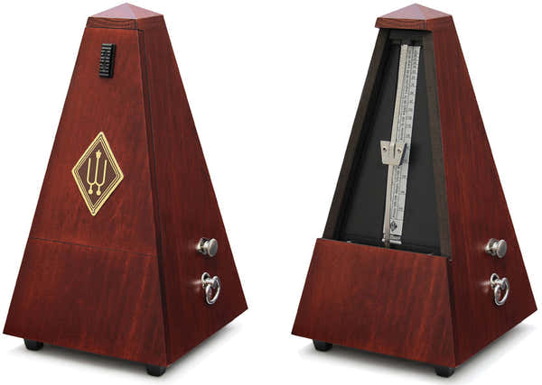 Wittner METRONOME PYRAMIDAL COLOUR MAHOGANY MATT 811M