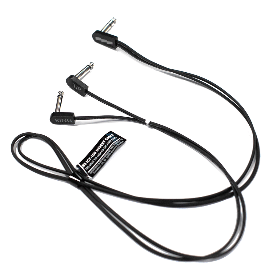 Insert-Kabel 1 Stereo-Klinke/2 Mono-Klinke - 1 cm
