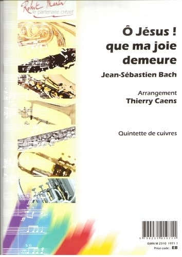 BACH J.S. - CAENS T. - O JSUS QUE MA JOIE DEMEURE
