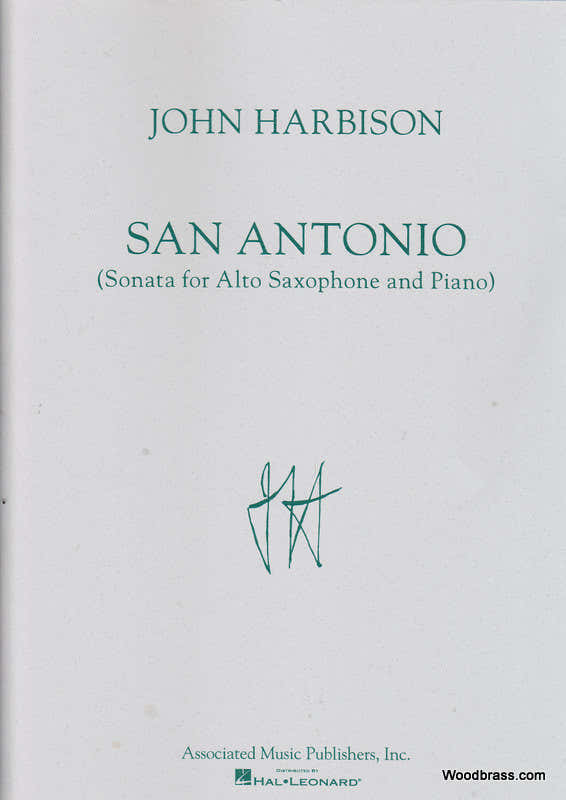 HARBISON J. - SAN ANTONIO SONATA - SAXOPHONE ALTO