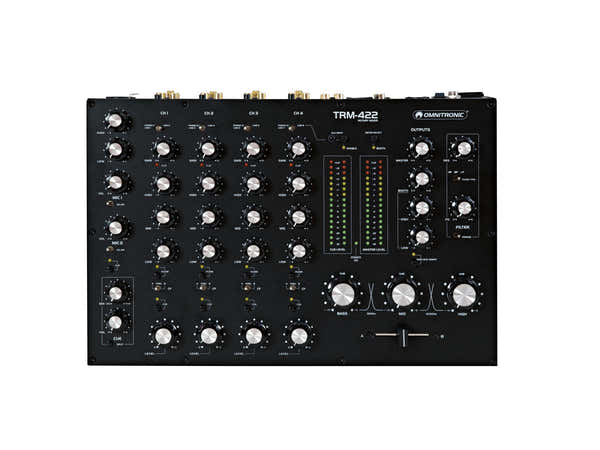 OMNITRONIC DJ TRM-422M - MISCHPULT MIT 4 KANÄLEN