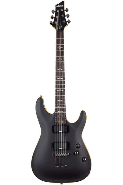 Schecter Demon 6 Gealtertes Schwarz, satiniert
