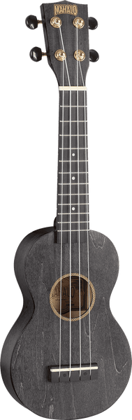 Ukulele Sopran Slim Satinschwarz + Tasche