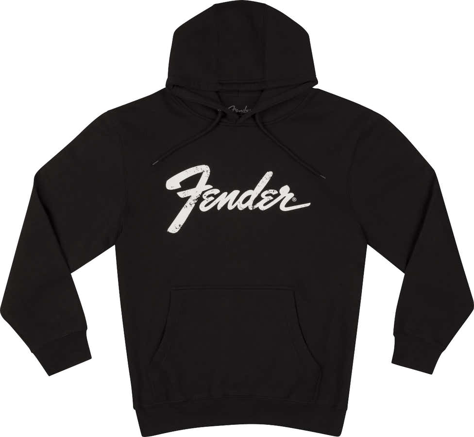 Fender Logo Date Back Hoodie Black XXL