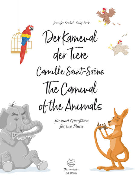 Barenreiter SAINT-saens Camille - Le Carnaval Des Animaux - 2 Flutes