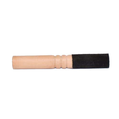 Afroton A-AKS940 - KLANGSCHALEN-SCHLGEL LEDER/HOLZ 2CM L 18CM