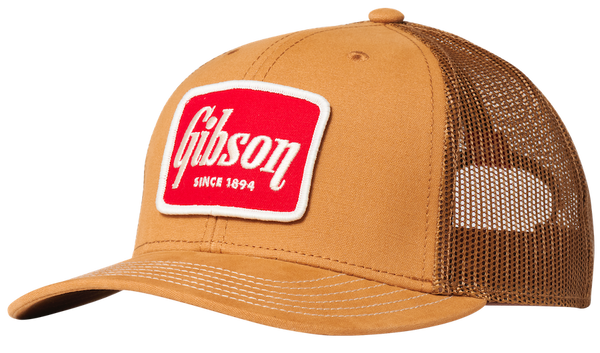 Gibson Accessories Canvas Trucker Tan