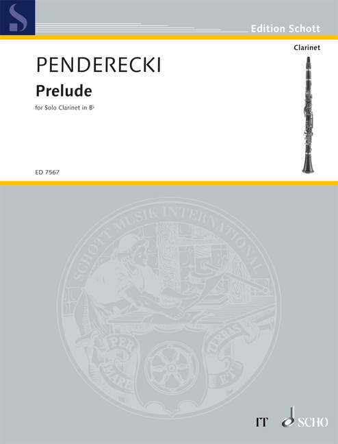 Penderecki K. - Prelude - BB Clarinet