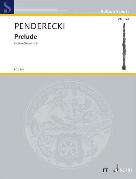 Penderecki K. - Prelude - BB Clarinet