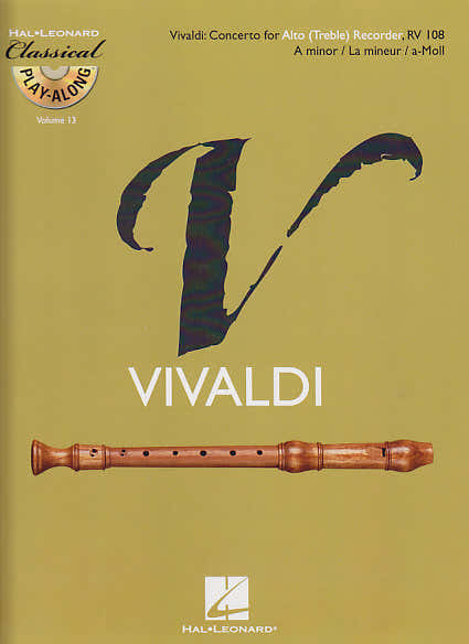 VIVALDI A. - KONZERT IN A-MOLL RV 108 + CD - ALTBLOCKFLÖTE