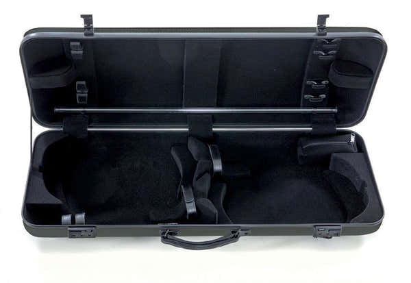 Doppelter Koffer Idea 3.2 Schwarz (Seitlicher Griff) - Violine/Bratsche