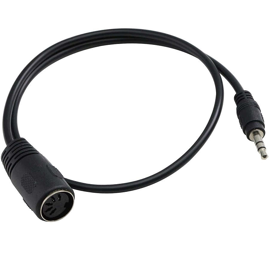 MIDI CABLE MINIJACK STEREO - DIN FEMALE 5-PIN