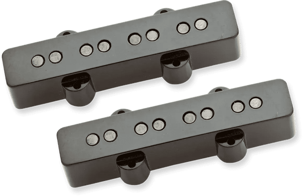 Jazz Bass Antiquity Schwarze Kappen Set