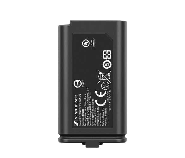Sennheiser BA 70 - AUFLADBARE BATTERIE FR EW-D SK UND EW-D SKMS-S SENDER