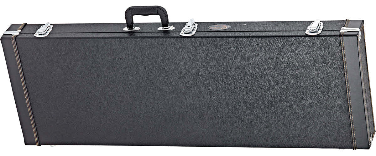 Rechteckiger E-Gitarrenkoffer Schwarz