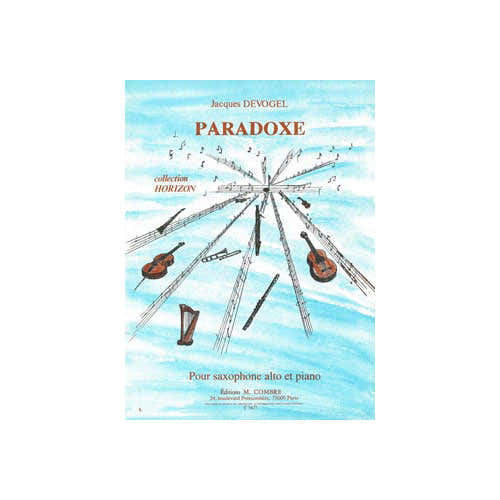 Devogel - Paradoxe - Saxophone et Piano