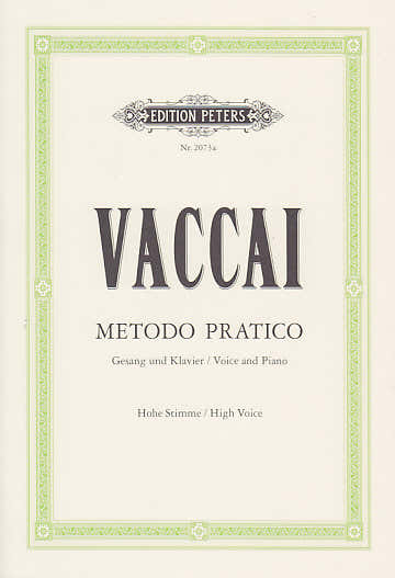 Vaccai - Praktische Methode (hohe Stimme)