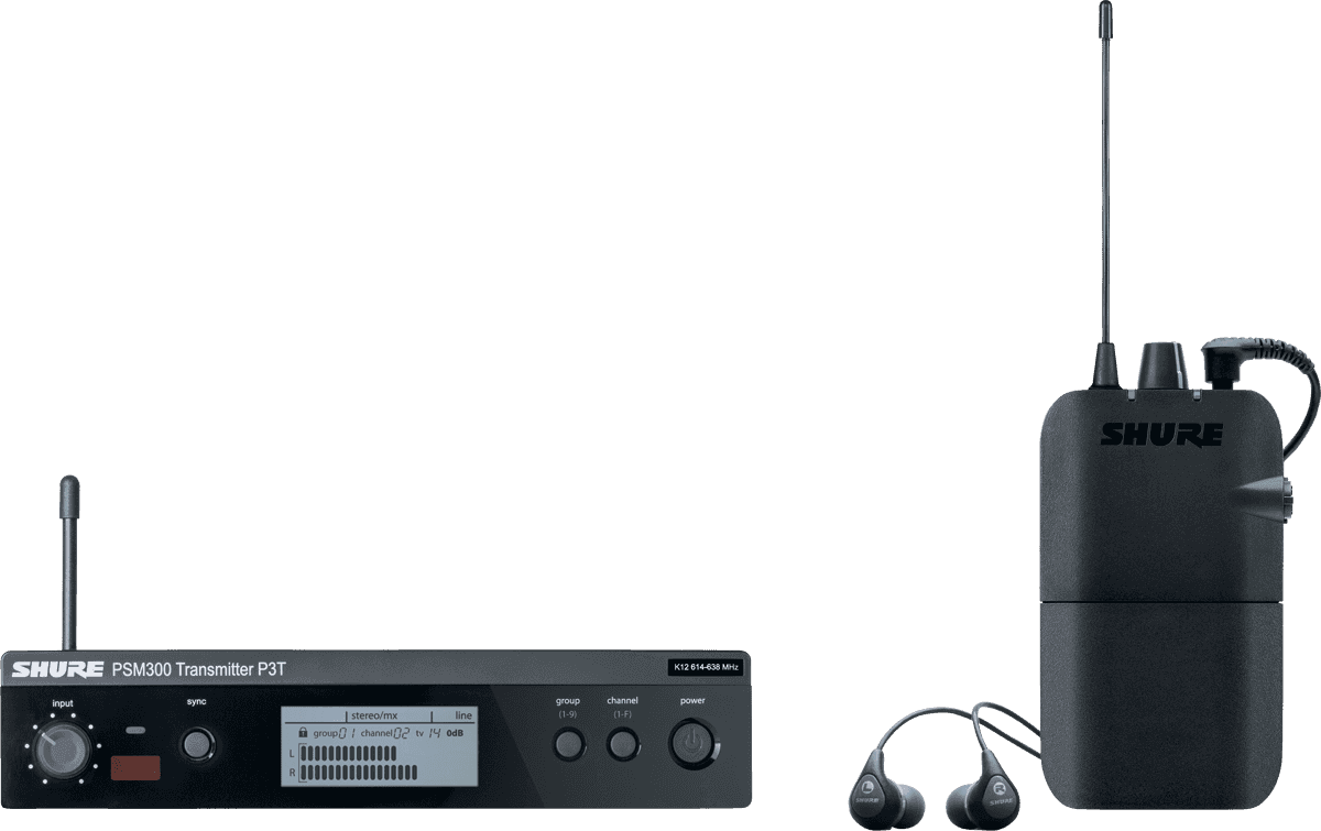 PSM 300 - PACK MIT SE112 INEAR HORER - K3E