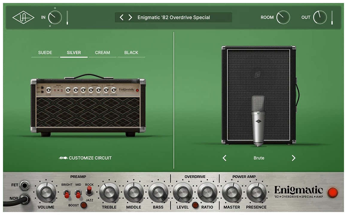 UAD Enigmatic '82 Overdrive Spezialverstärker