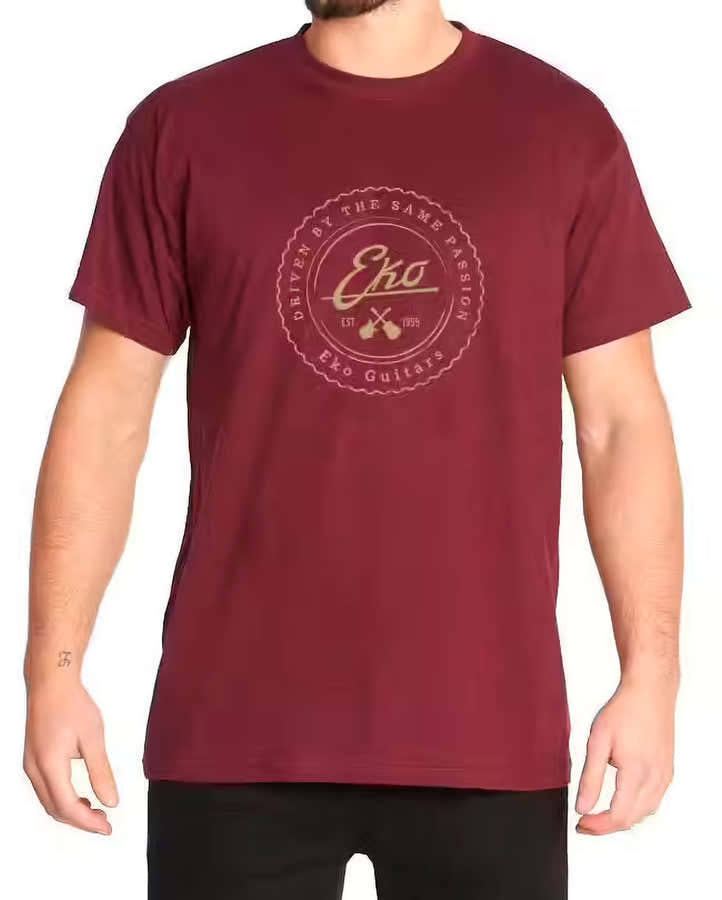 T-Shirt Logo Eko - Burgundy (M)