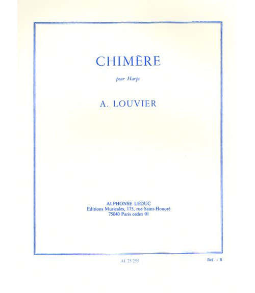 LOUVIER ALAIN - LOUVIER - CHIMERE