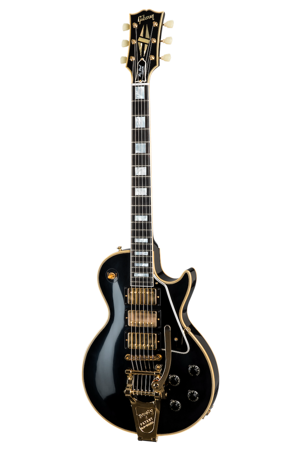 Les Paul Custom 1957 Neuauflage 3-Tonabnehmer Bigsby VOS Ebenholz CSHR